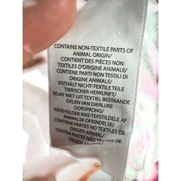 POLO RALPH LAUREN 100% Linen Cream Red Botanical Linen Wrap Dress Size 6 - Picture 11 of 14